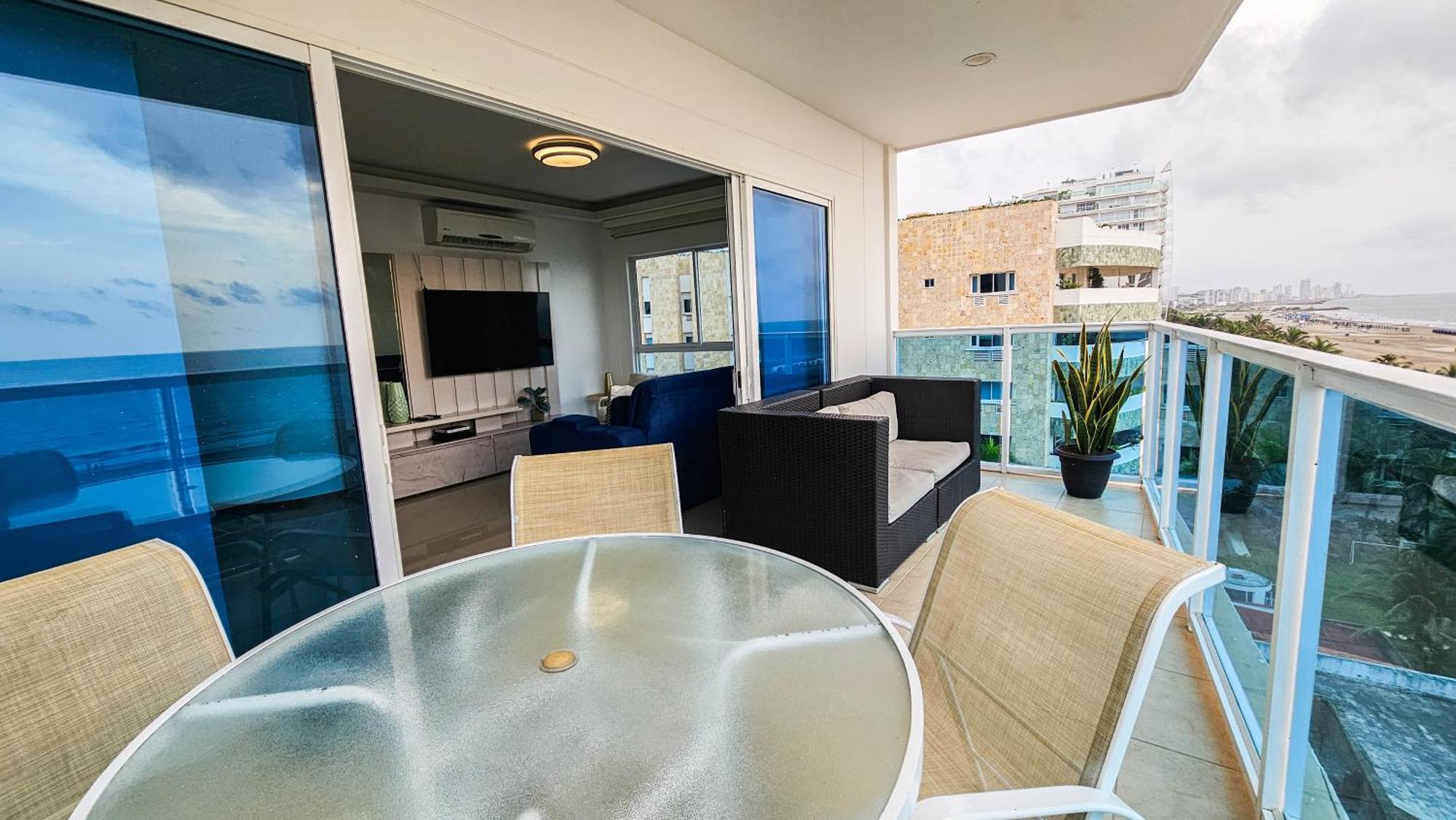 Luxury Apartment, Sector Morros, Vista Y Salida Al Mar Edificio Sunshine Cartagena Kültér fotó